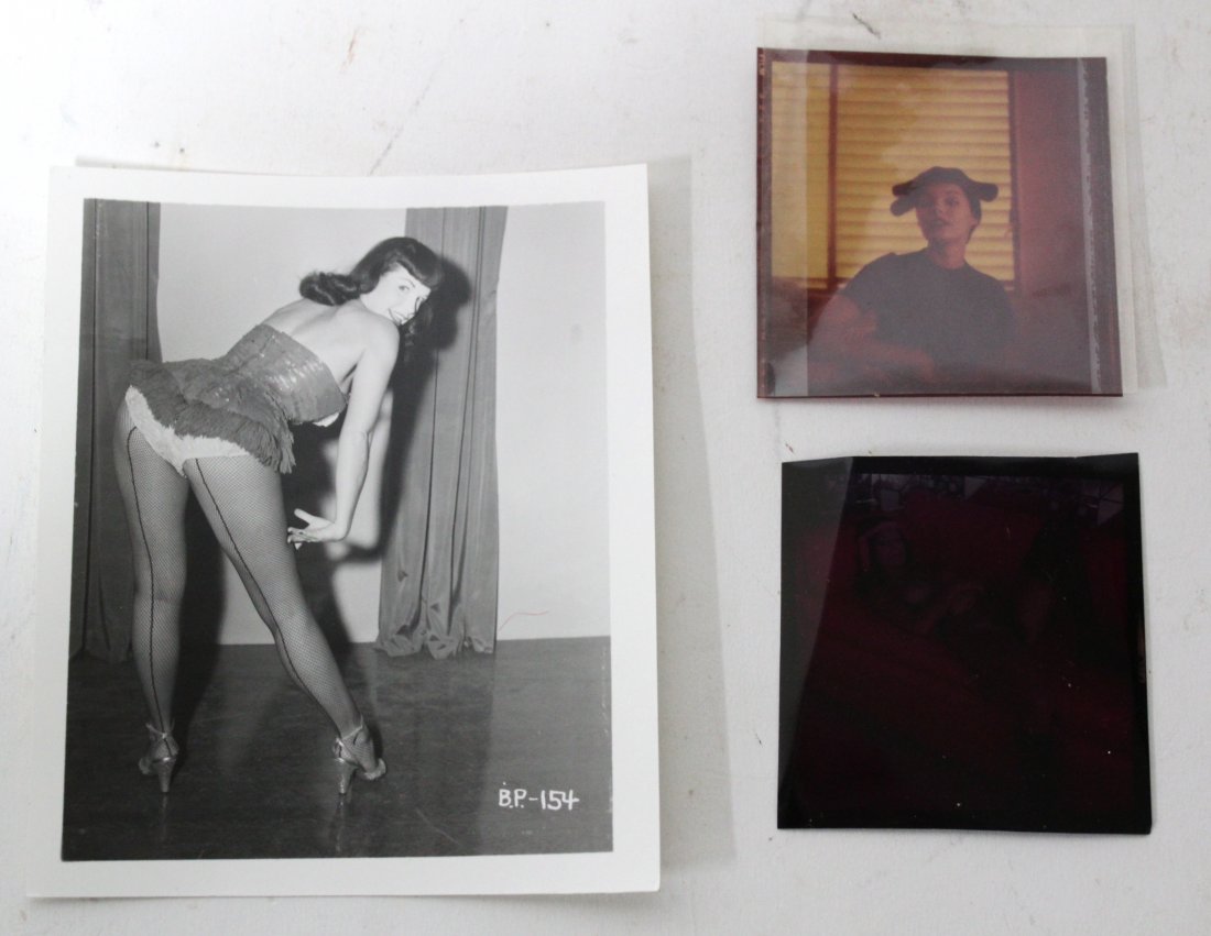 Bettie Page Photo & Bunny Yeager Pin-Up Negative.(3) (1 of 2)