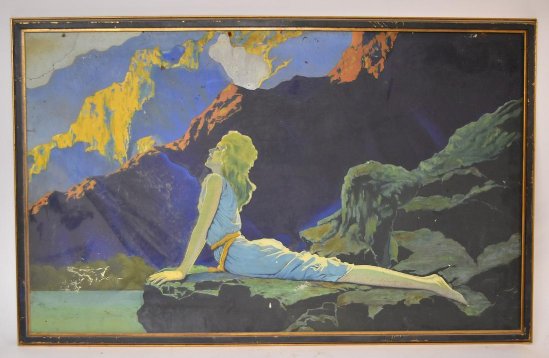 Maxfield Parrish(after); Gouache on Board (1 of 6)