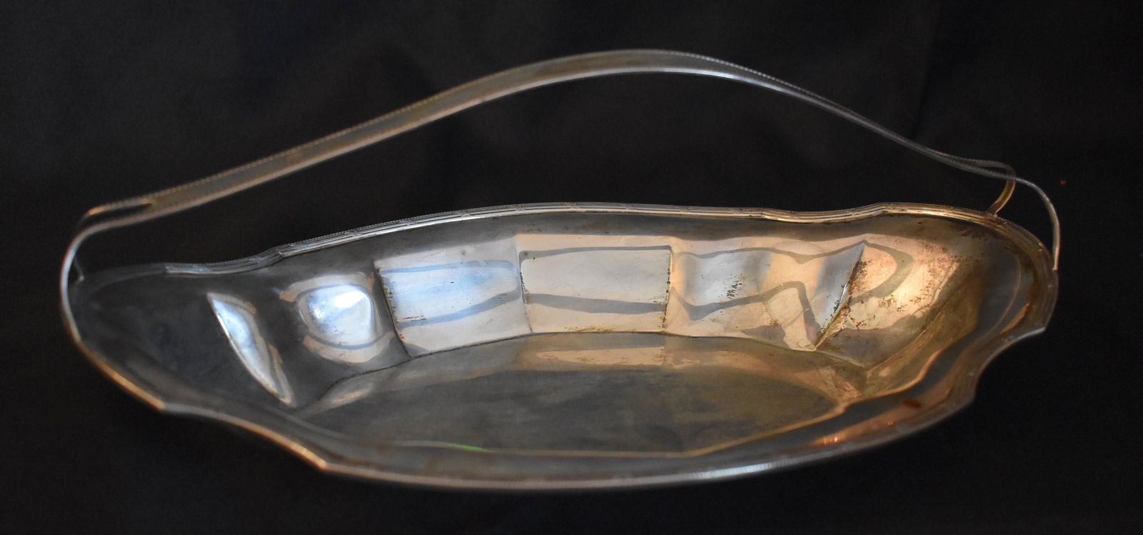 Sterling Silver Handled Basket (1 of 4)