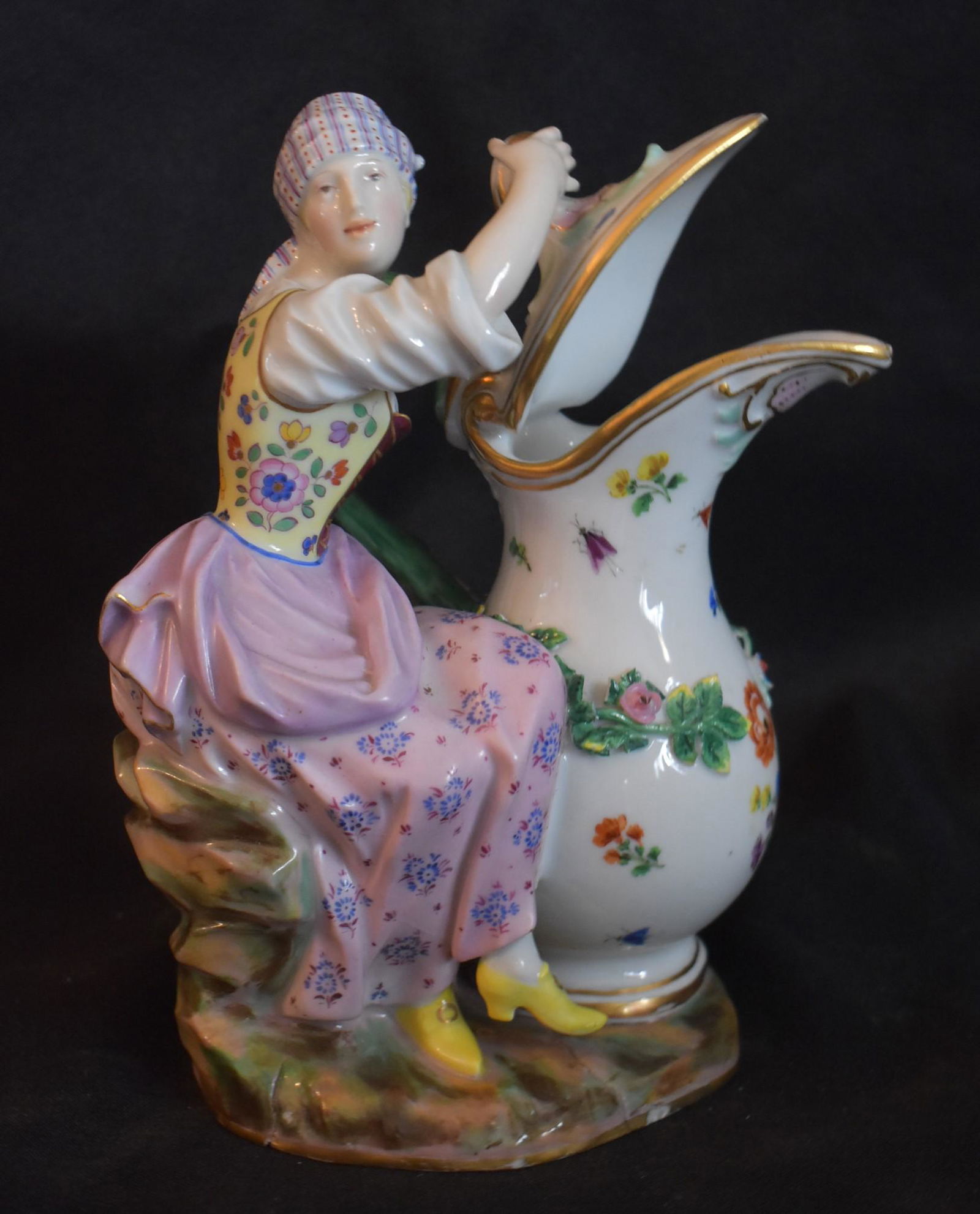 Antique German Porcelain Figural Pitcher (1 of 6)