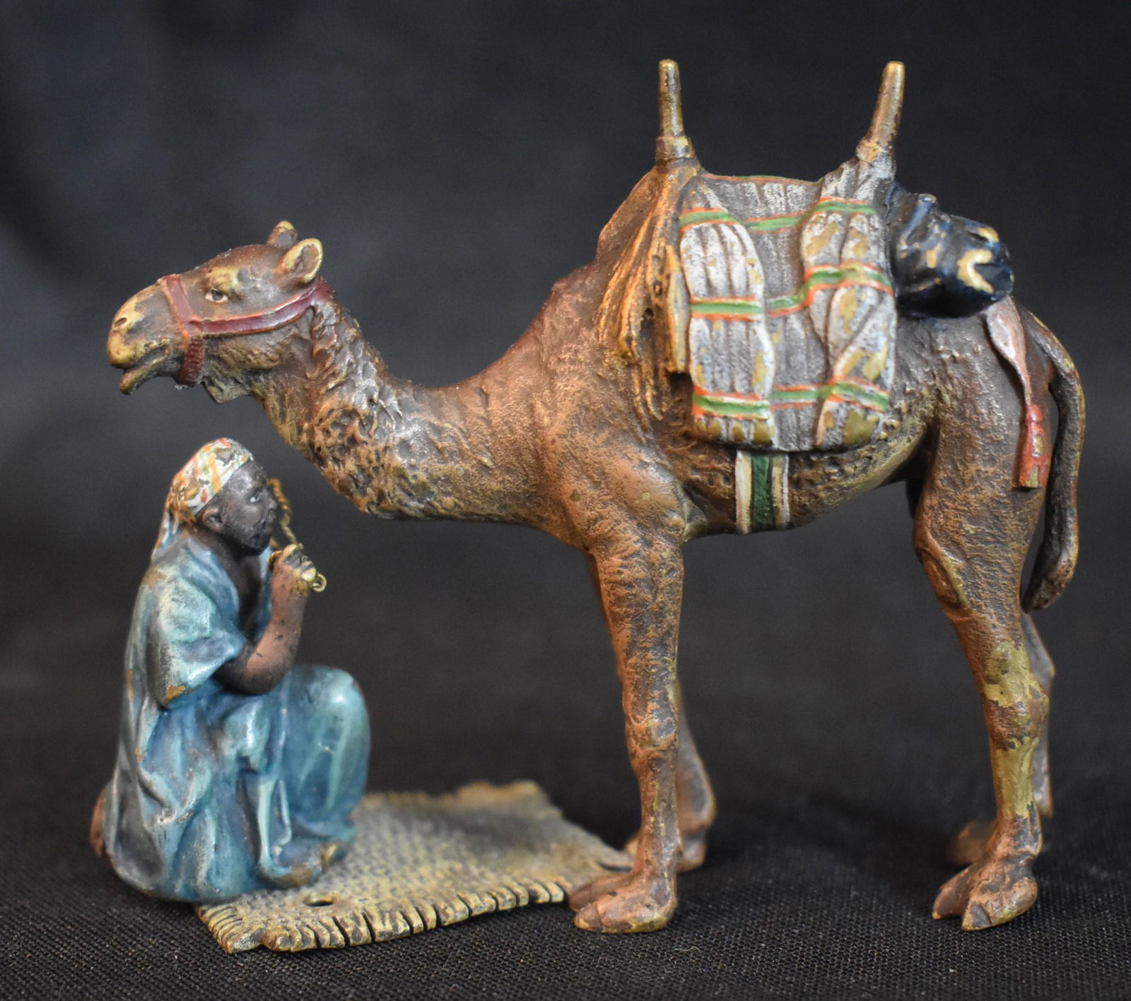 Antique Vienna Bronze: Camel and Rider (1 of 8)
