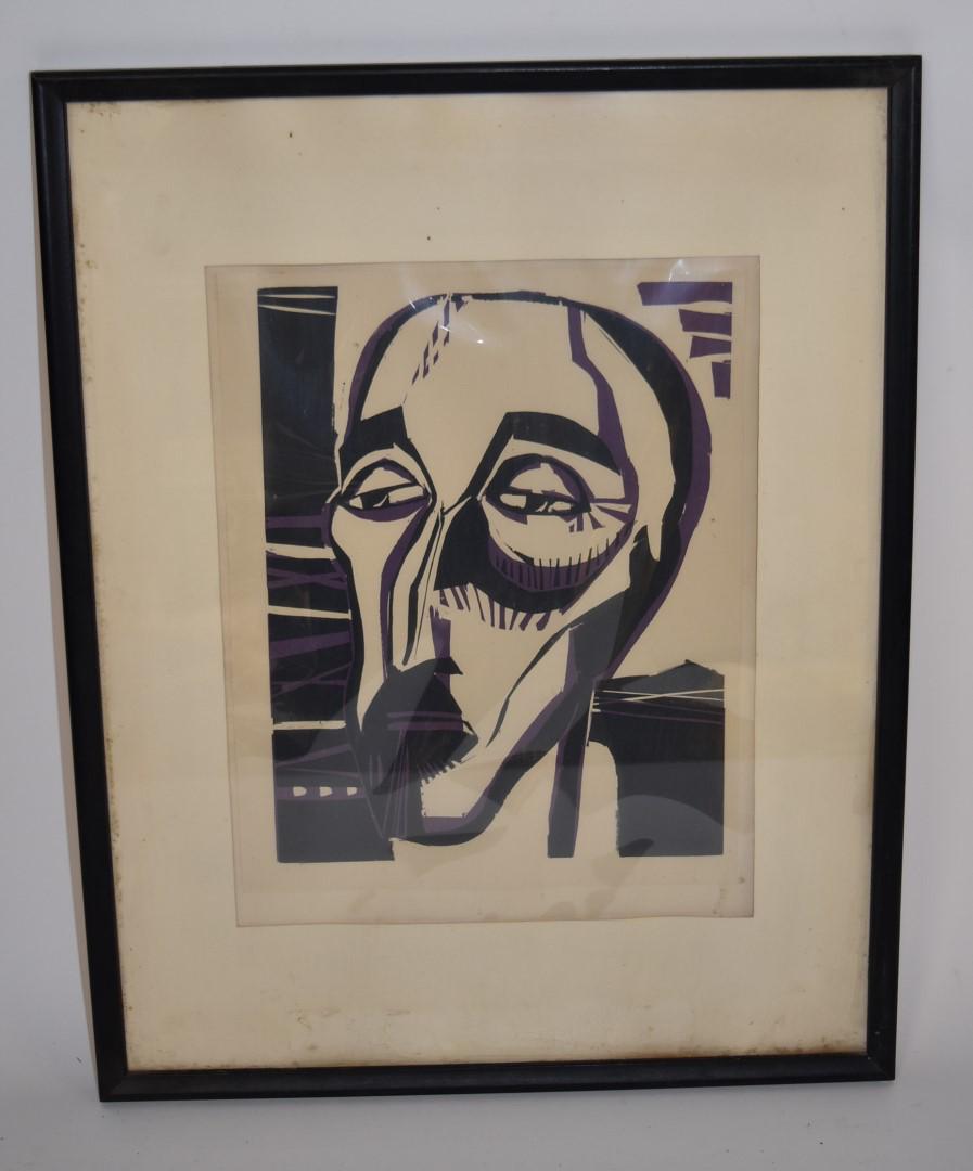 Kliemann. German Expressionist Woodcut (1 of 4)