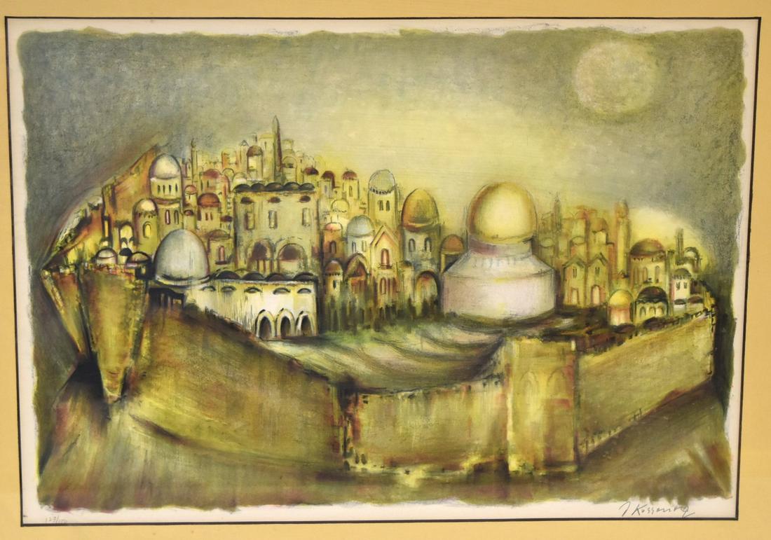 Joseph Kossonogi; Original Lithograph Signed (1 of 6)