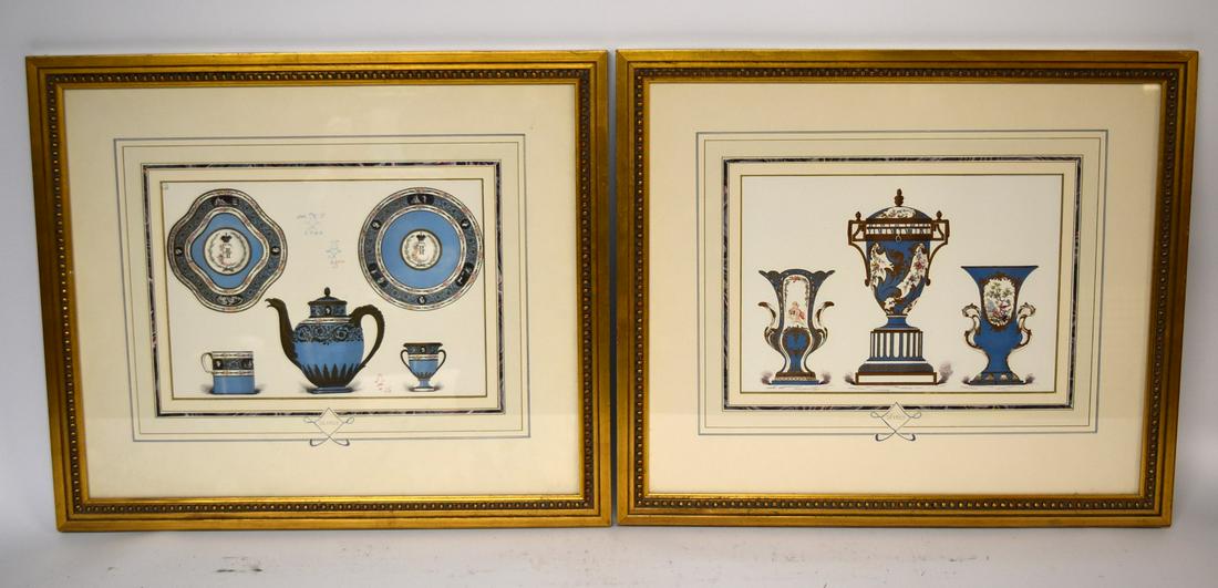 Pair of Finely Framed Sevres Prints (1 of 4)
