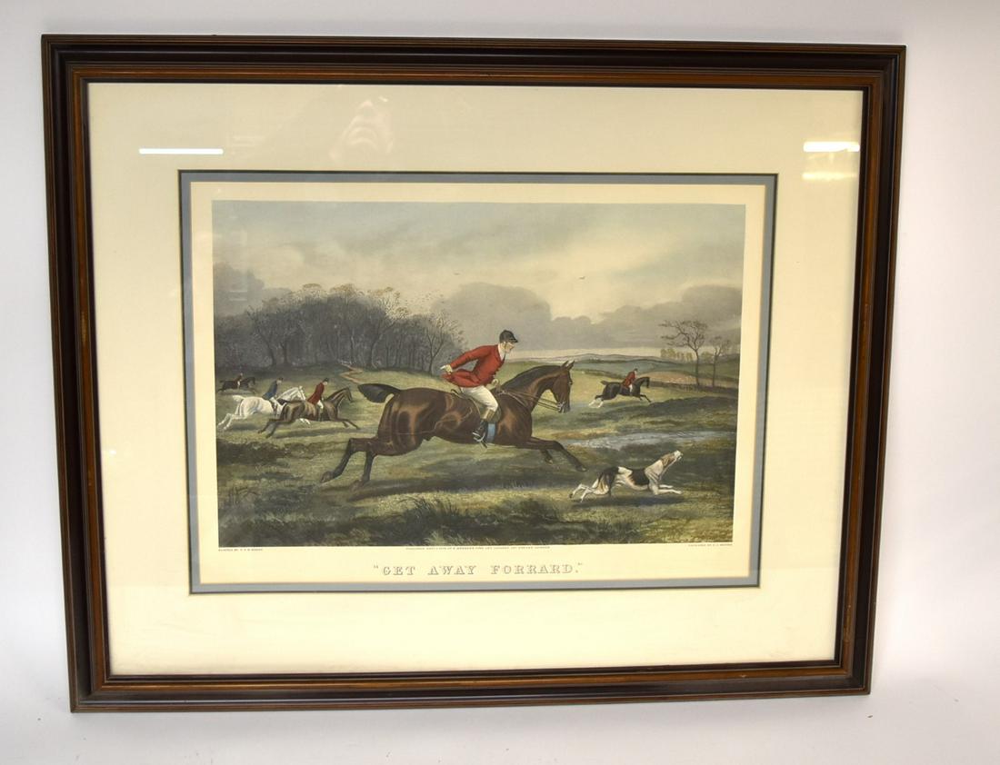 Framed English Hunting Print (1 of 8)