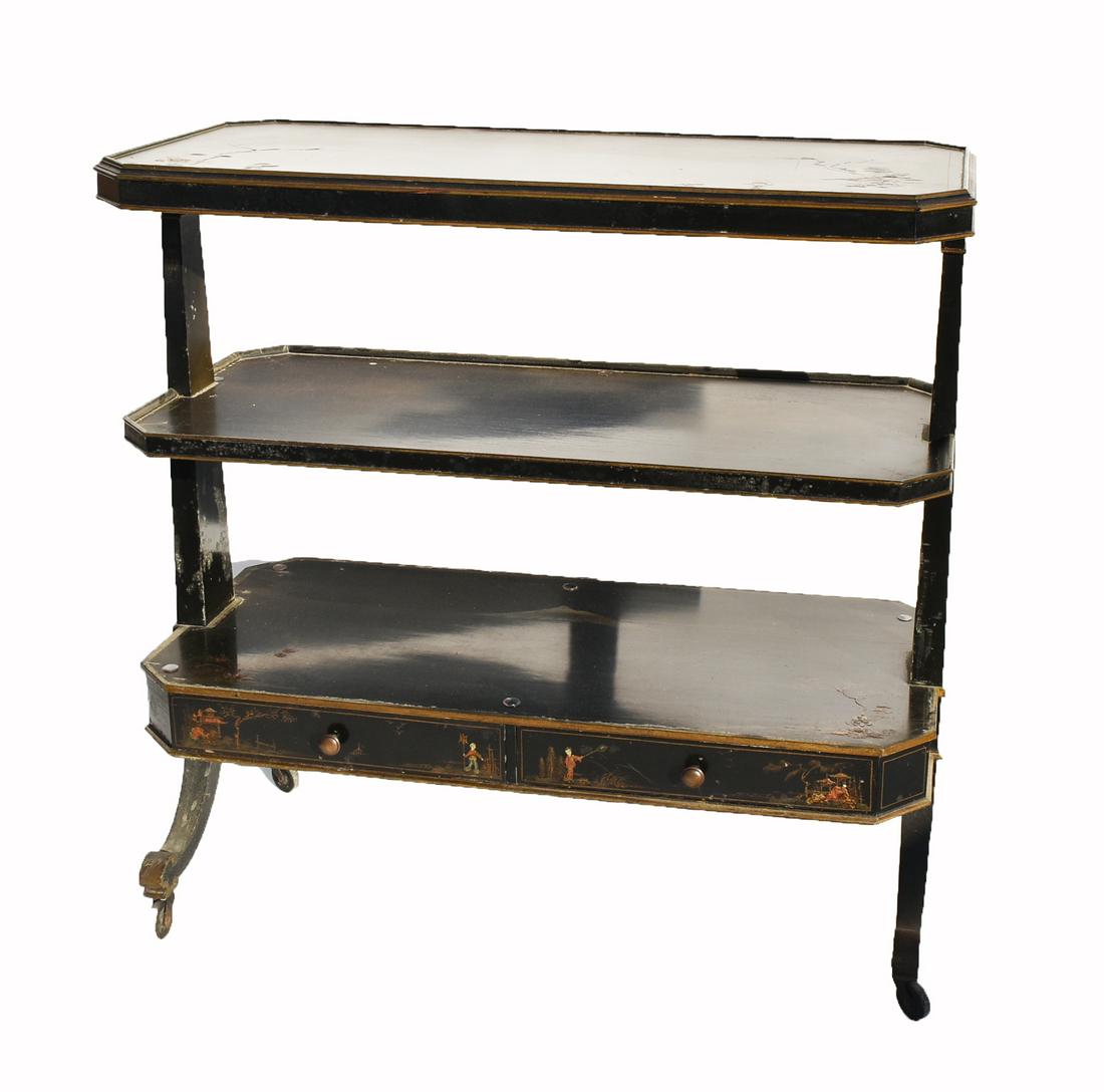 Chinese Chippendale Decorated Server (1 of 5)