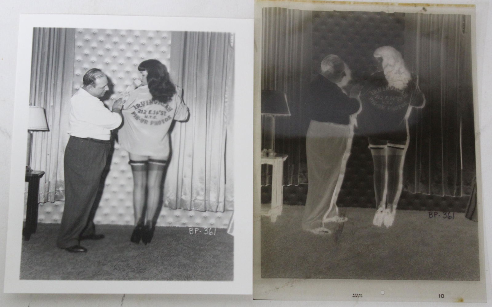 Rare Bettie Page Negative & Photo. (1 of 1)