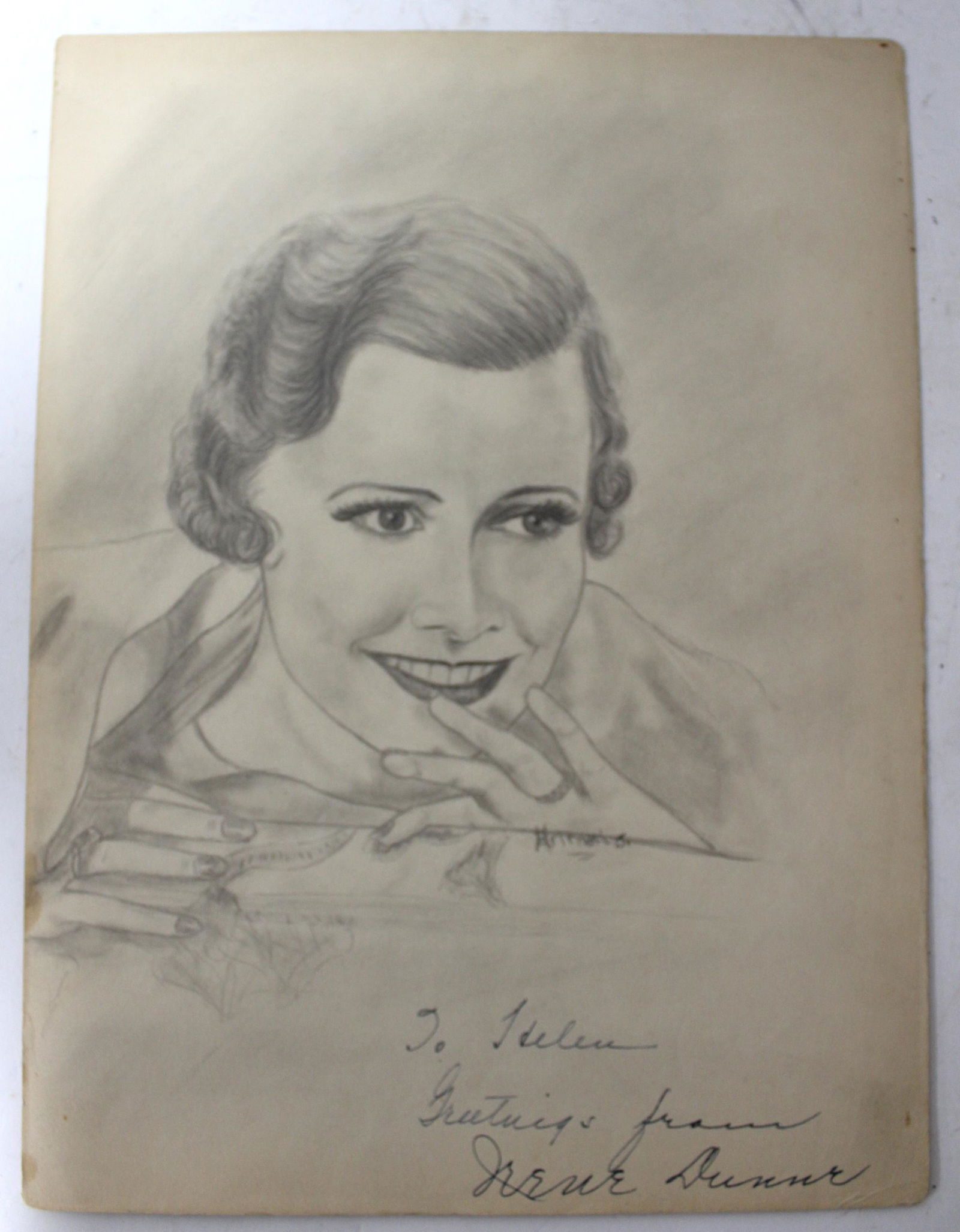 Irene Dunne Autographed Portrait (1 of 2)