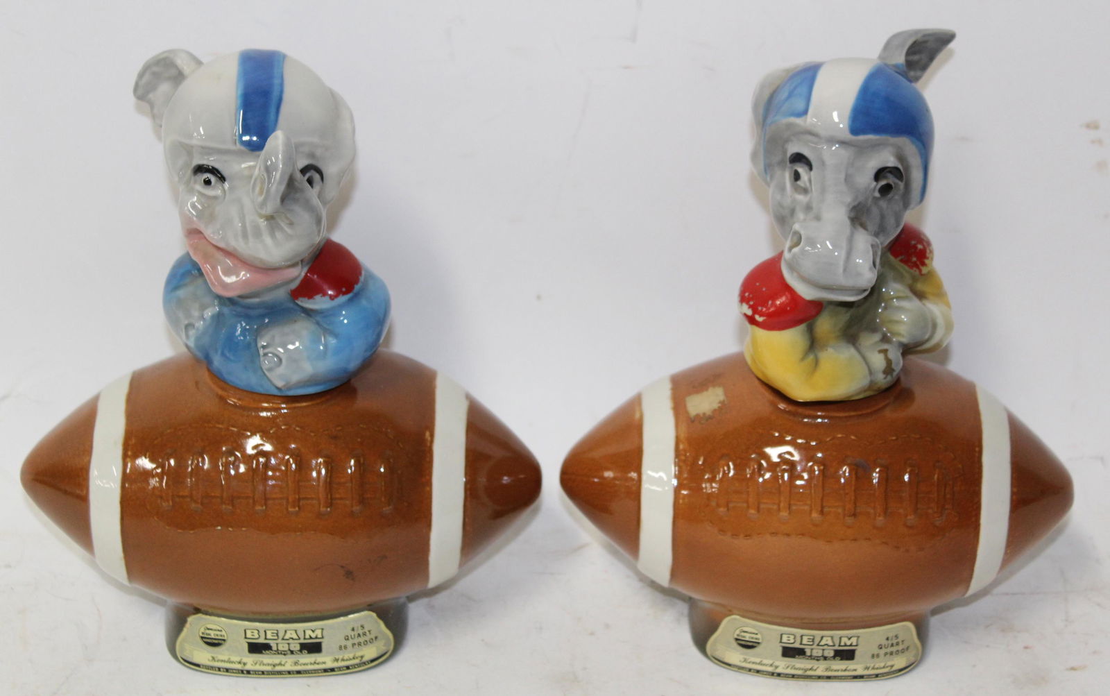 Jim Beam Political Football Decanters (2) (1 of 3)