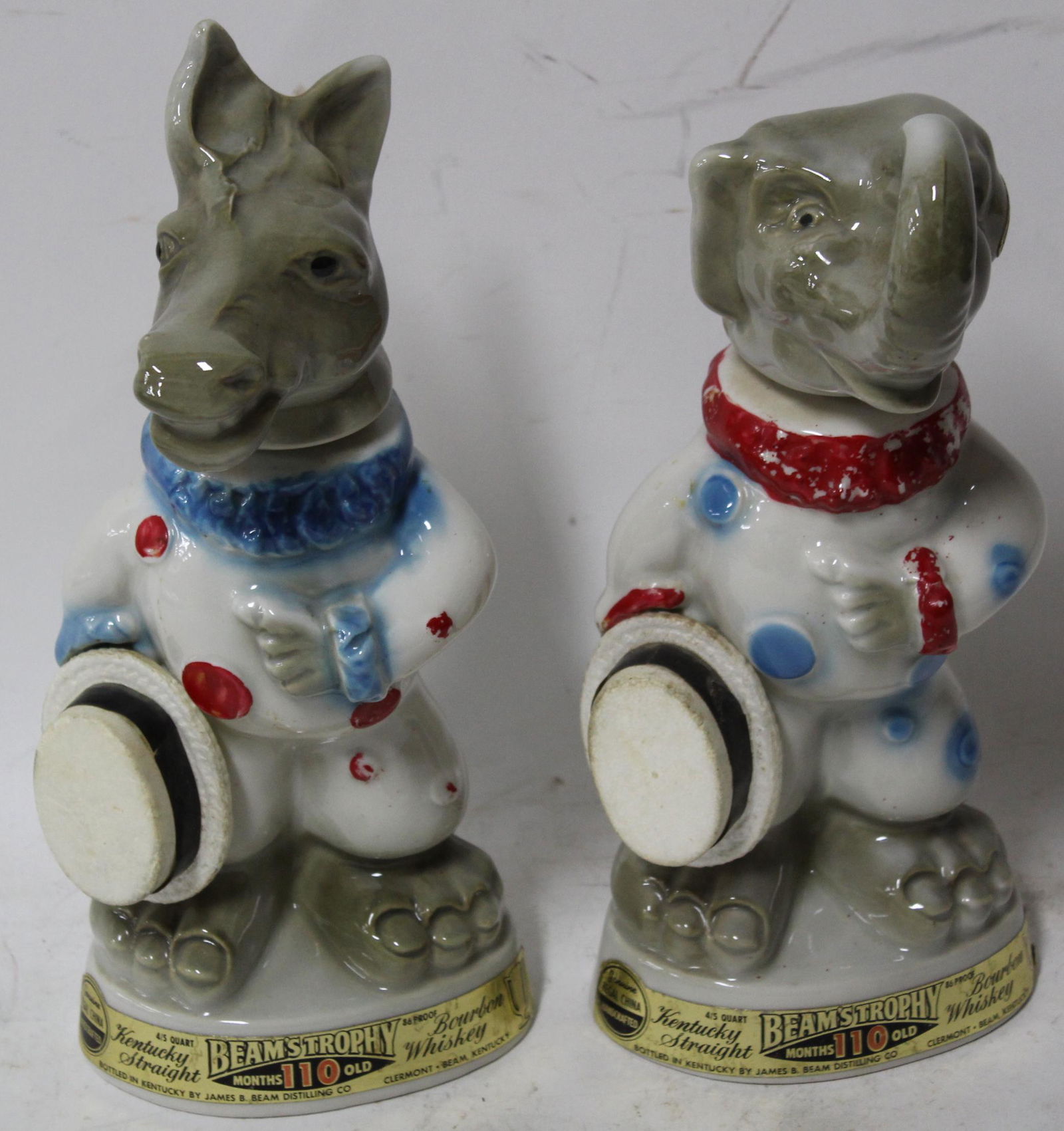 Jim Beam Straw Hat Decanters (2) (1 of 3)