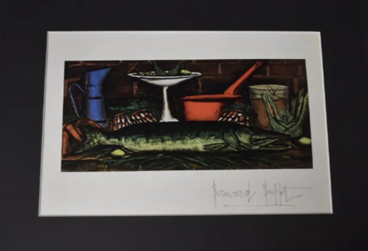 Bernard Buffet Sgd. (1 of 2)
