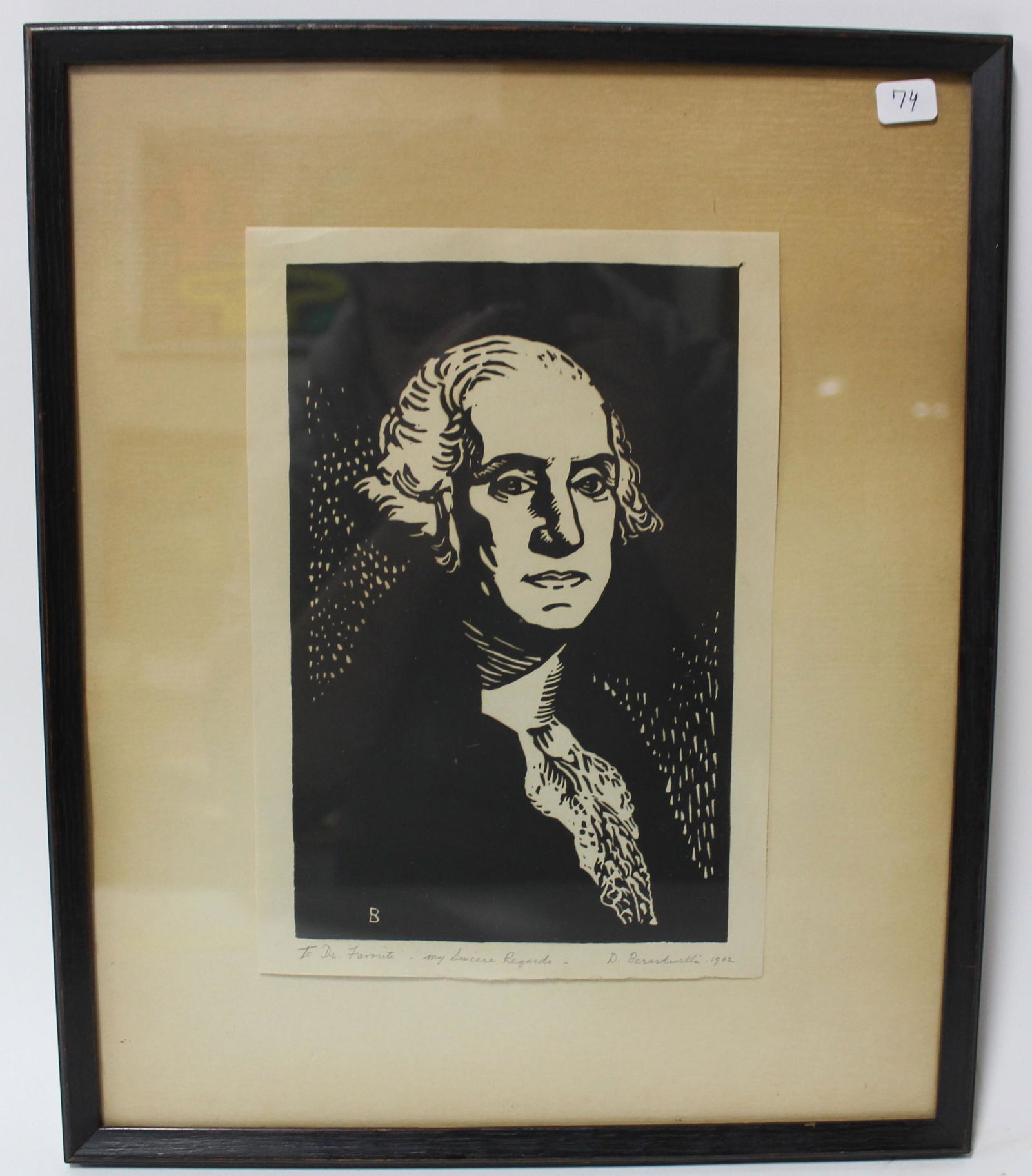 Berardinelli. George Washington Print. 1942 (1 of 5)