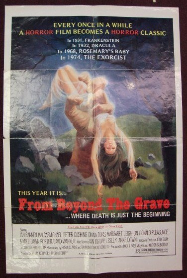 FROM BEYOND THE GRAVE 1 SHEET POSTER: 1973. Cushing. 27" x 41" F