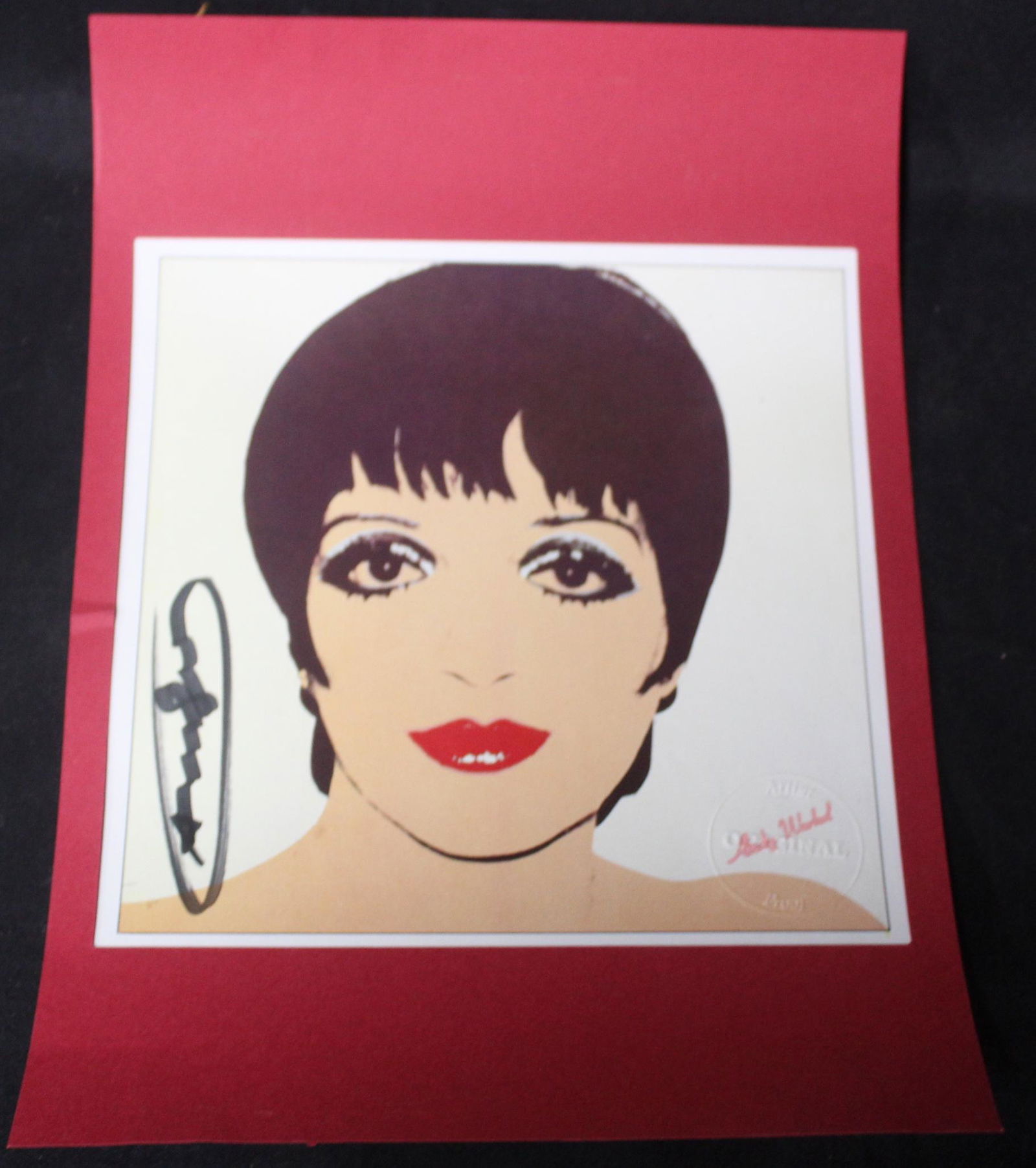 Andy Warhol Liza Minelli Stamped Print (1 of 4)