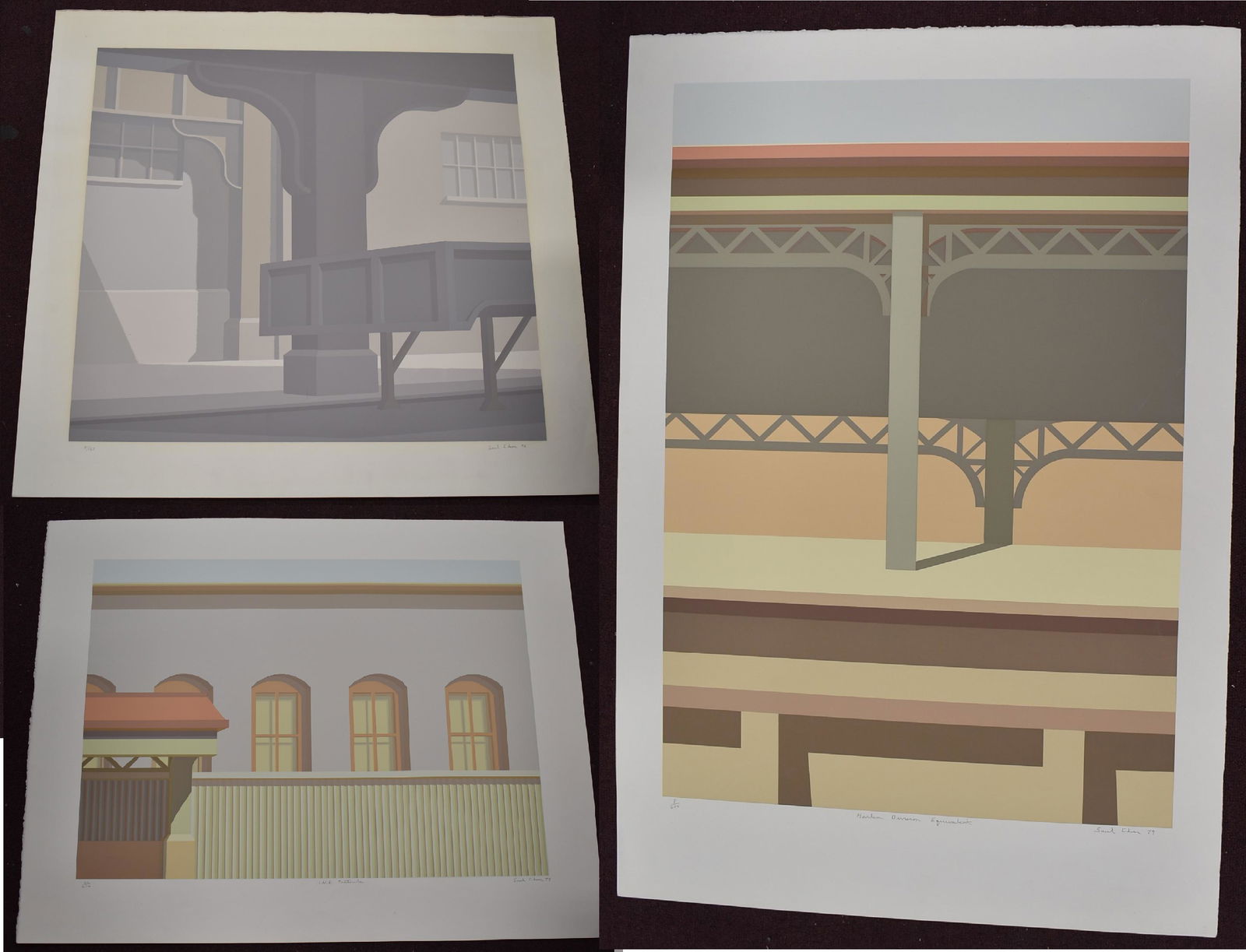 Chase, Saul. Artwork. Signed. (3) (1 of 12)