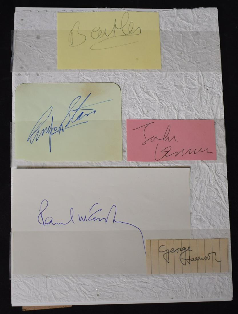 The Beatles Autographs (All 4) From Different Eras COA (1 of 7)