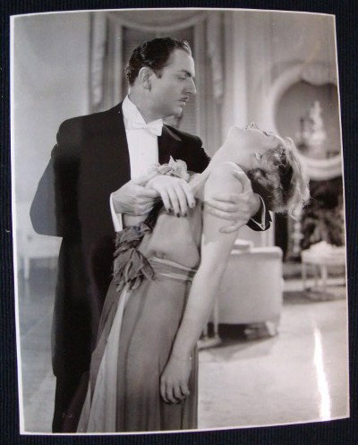 MY MAN GODFREY MOVIE STILLS (2): Universal. 1936, Carole Lombard. William Powell. 7 1/2 x 9 1/2. VF