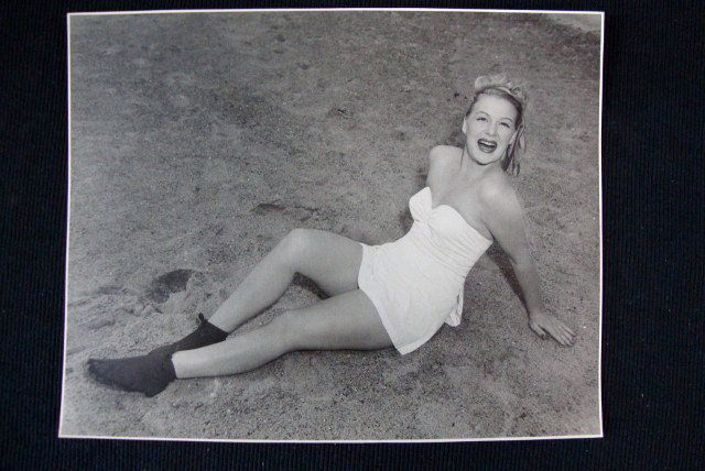 MOVIE STILLS, BETTY HUTTON (45): 1942-1952 Lot includes; portraits, movie scenes, candids & glamour photos. Some double card stock, some with publicity snipes, newspaper clippings & advertisements.