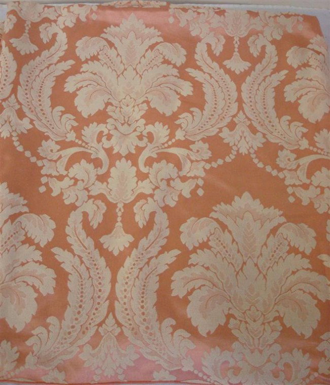 ITALIAN DAMASK TABLE COVER: table cover from Tavern on the Green Restaurant; 84in. X 84in.