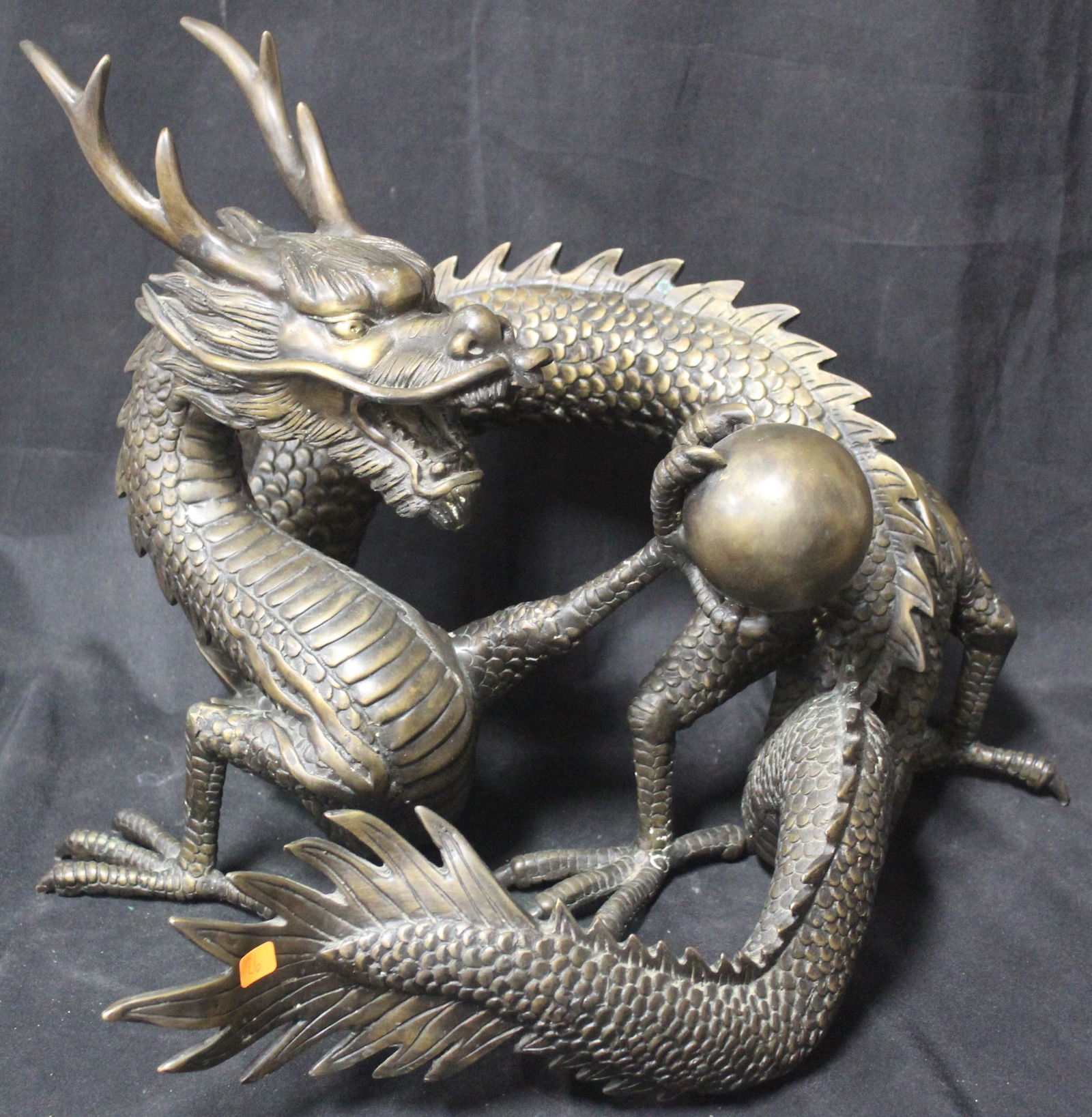 Large Japanese Bronze Dragon (1 of 4)