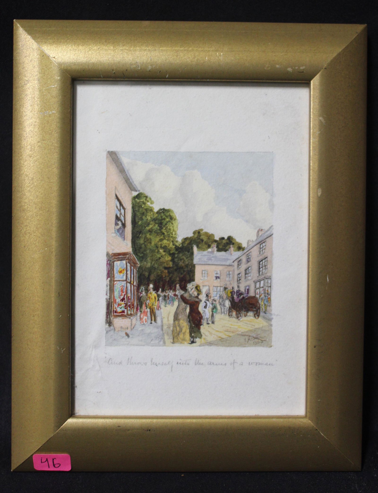 Ernest Dudley Heath. Watercolor. Sgd. (1 of 3)