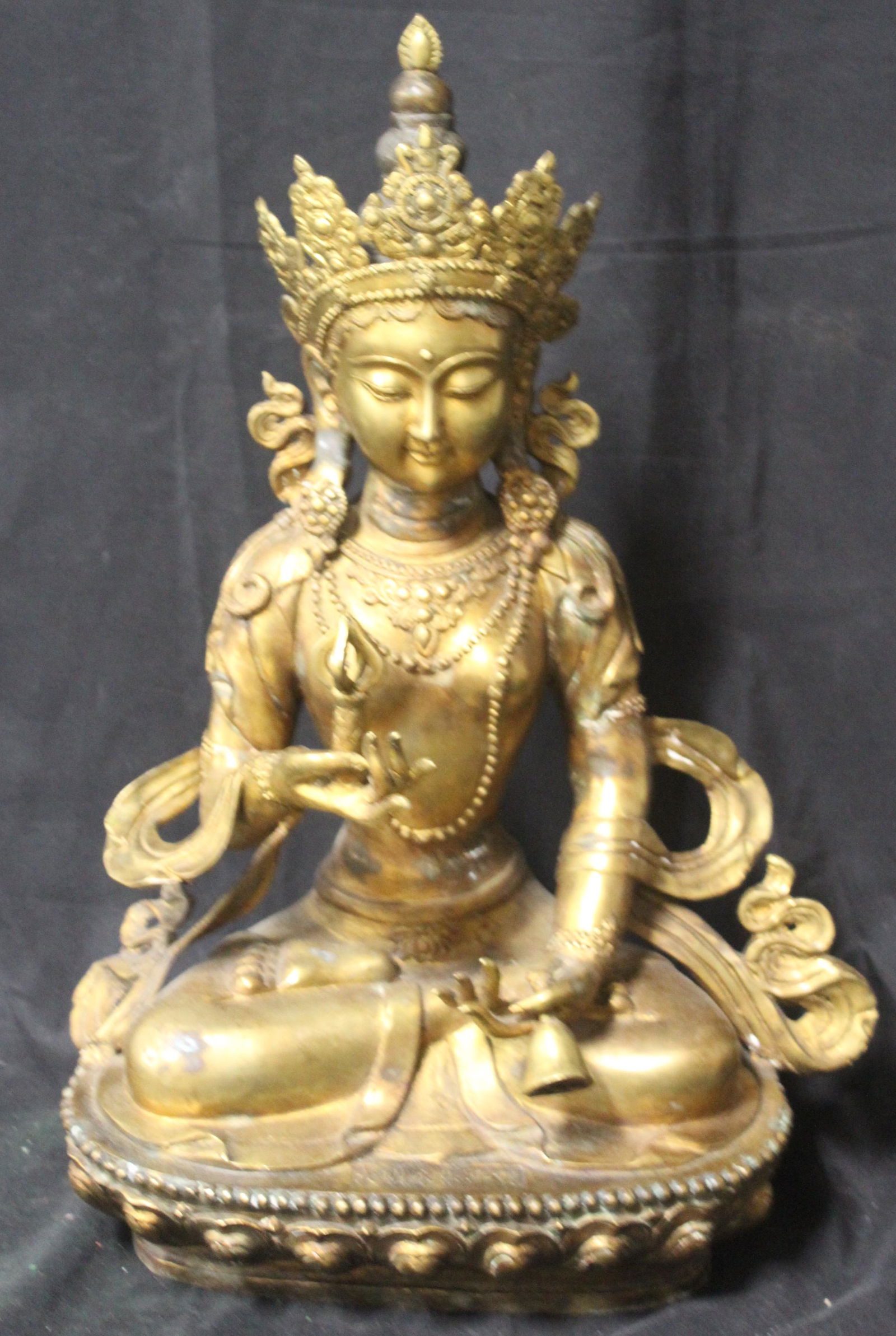 Antique Bronze Tibetan Temple Figure (1 of 13)
