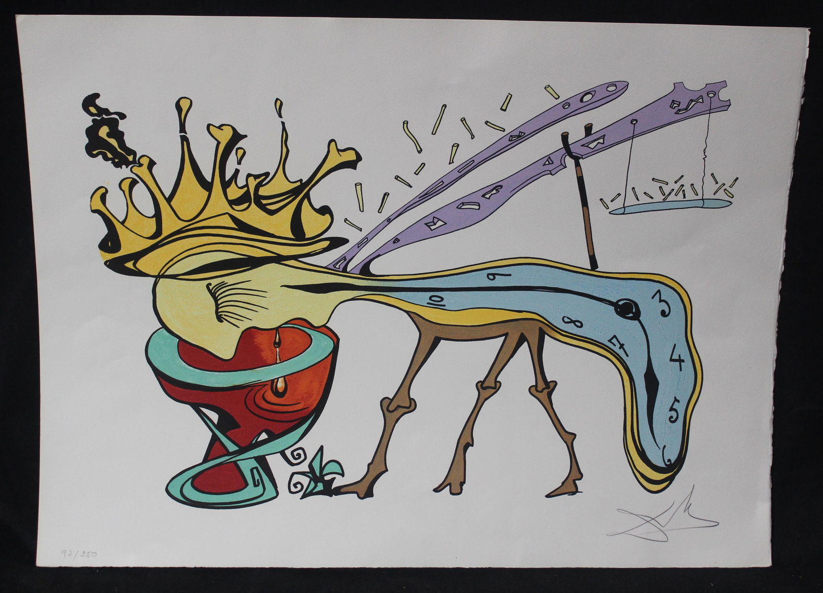 Original Dali Lithograph. Royal Insect Sgd. (1 of 4)