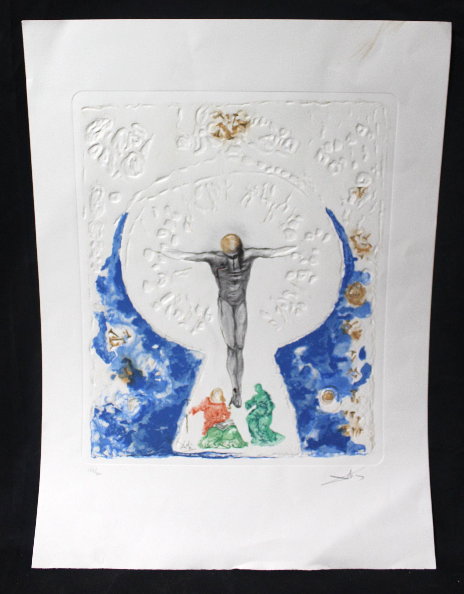 Original Dali Lithograph. Christ Crucified Sgd. (1 of 6)