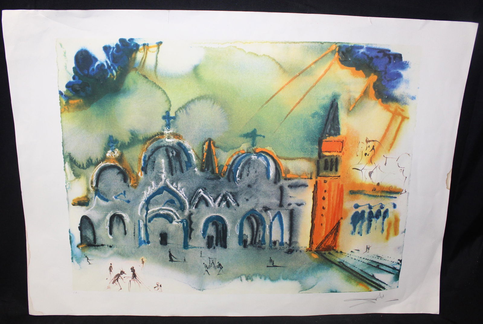 Original Dali Lithograph. Homage to Venice Sgd. (1 of 6)