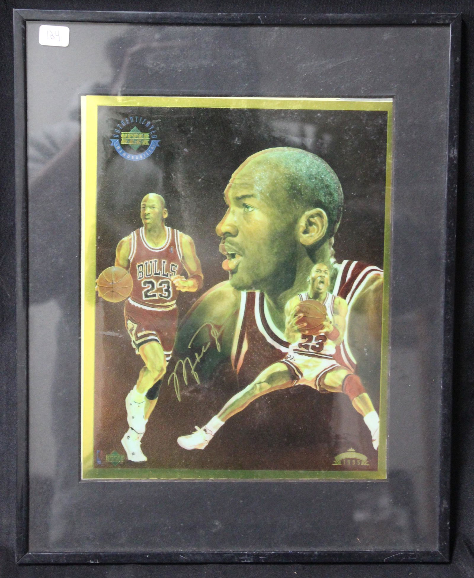 1995-1996 Gold Upper Deck Michael Jordan Card (1 of 2)