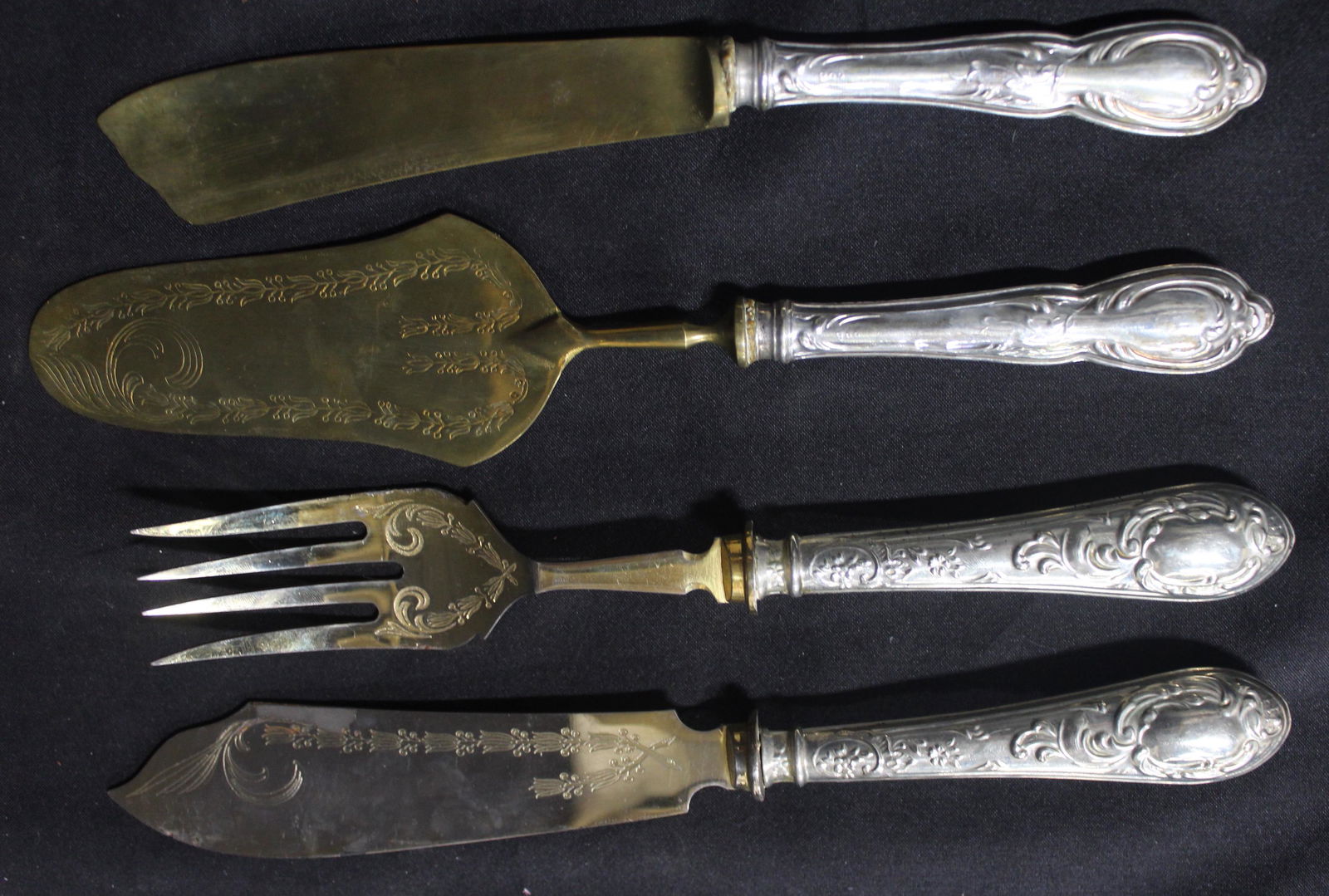 Argento 800 Silver Serving Pcs. & 2 Others (4) (1 of 6)