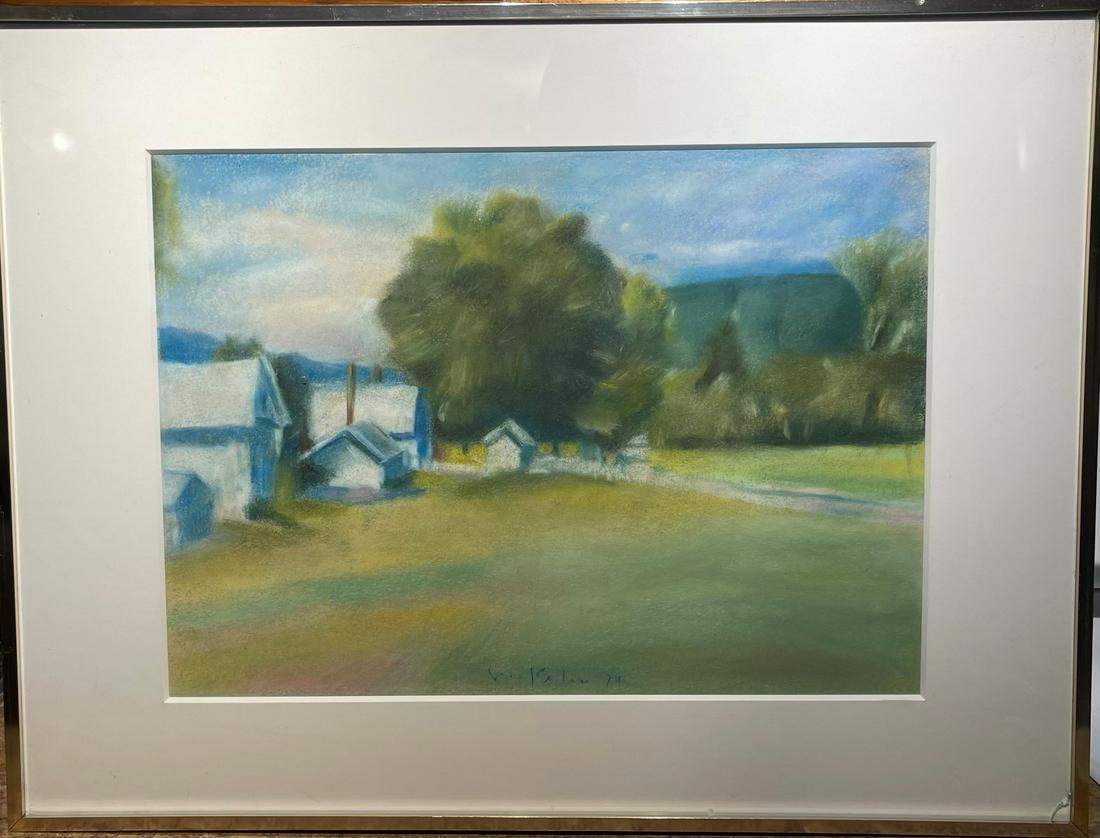 Wolf Kahn; 20thC. American Modernist Pastel Landscape Signed (1 of 4)