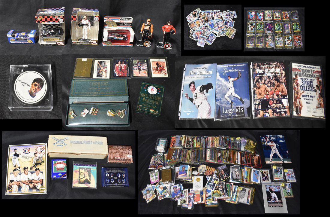 Collectors Massive Lot Baseball, Football, Olympic, NASCAR, Comics Autographs (1 of 12)