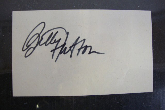 BETTY HUTTON AUTOGRAPH: Betty Hutton in black ink on reverse of a 3 x 5 lined index card. VF