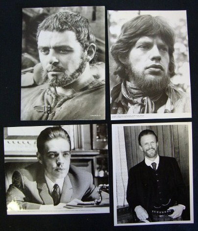 CELEBRITY MOVIE STILLS (75): Including Hal Holbrook (1); Stacy Keach (1); Mick Jagger (2); John Phillip Law (3); Jack Nicholson (9); Patrick O'Neal (4); Ryan O'Neal (2); Michael J. Pollard (2); Michael Sarrazin (9); Martin Sheen 