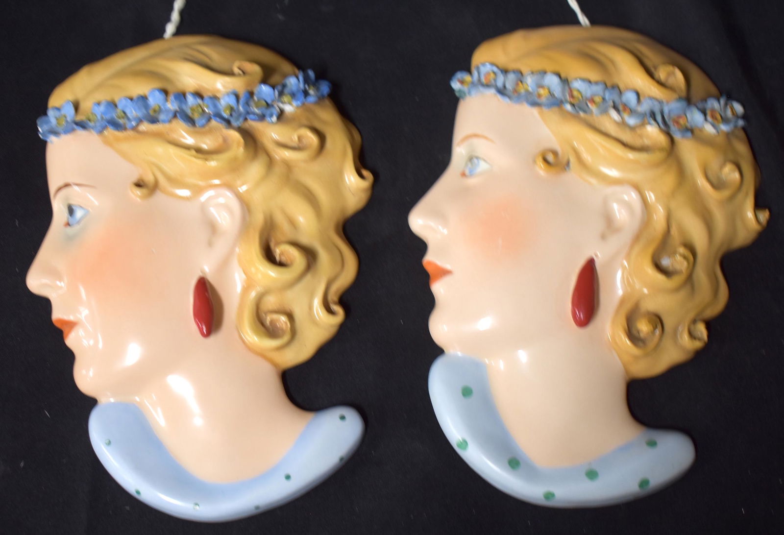 Art Deco Ceramic Mask by Royal Dux (2) (1 of 3)