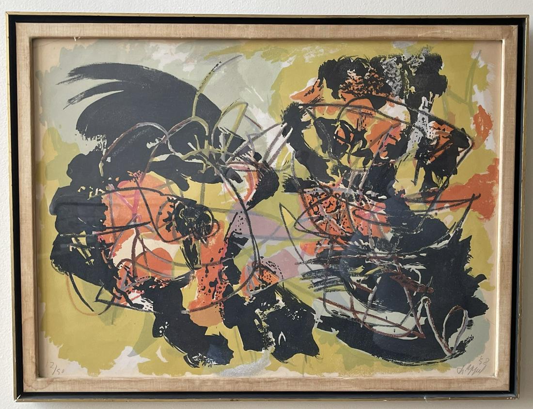 Karel Appel; 20thC. Modernist Lithograph Signed (1 of 5)