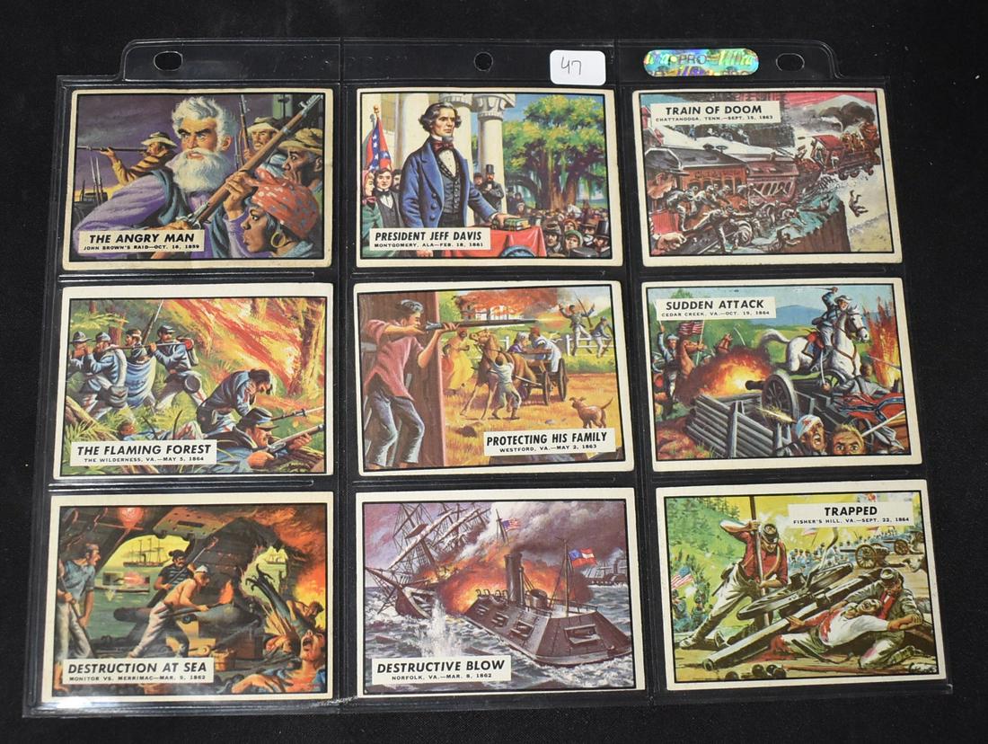 1962 Topps Civil War News Lot (1 of 2)