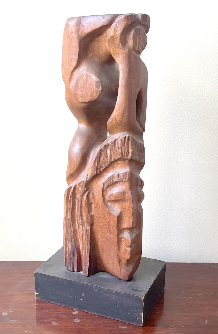 Miriam Sommerburg; 20thC. Wood Carving Signed (1 of 7)