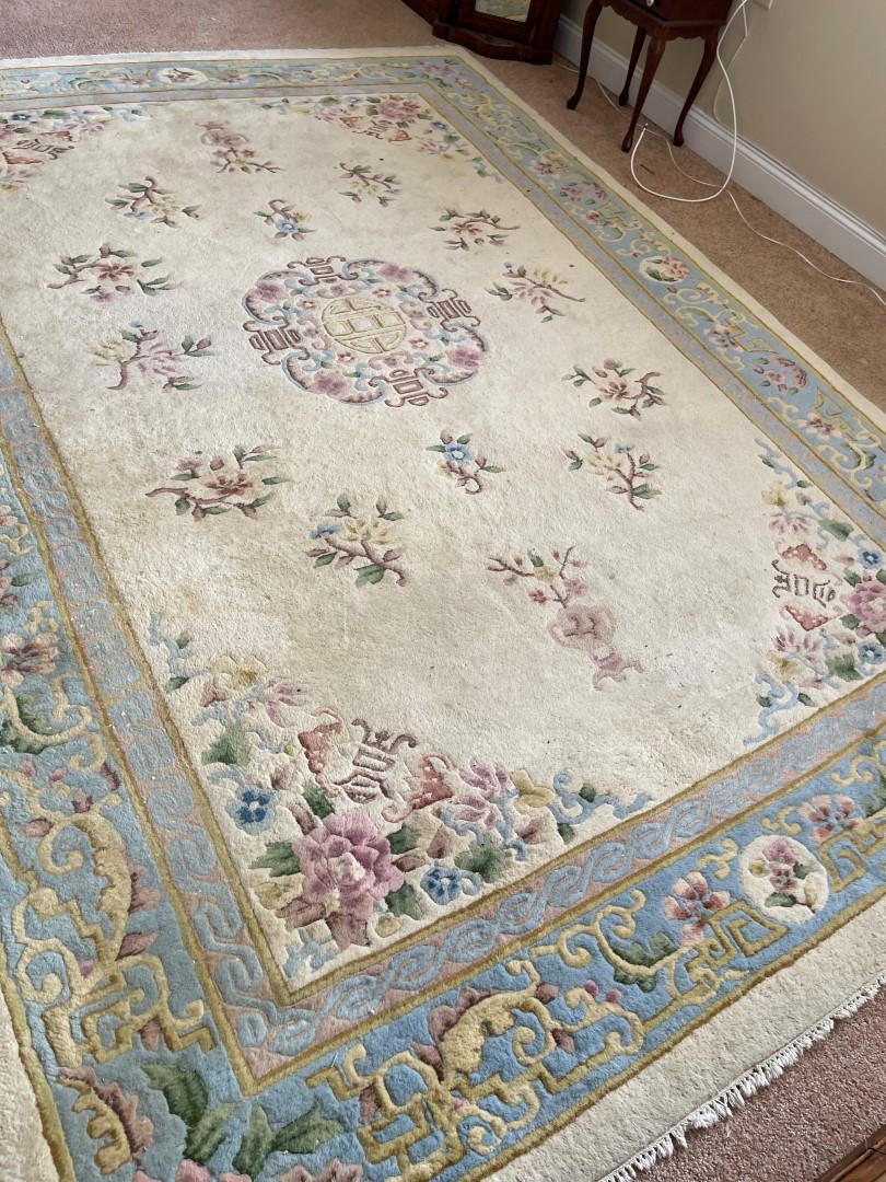 Chinese Sculptured Room-Size Carpet (1 of 5)