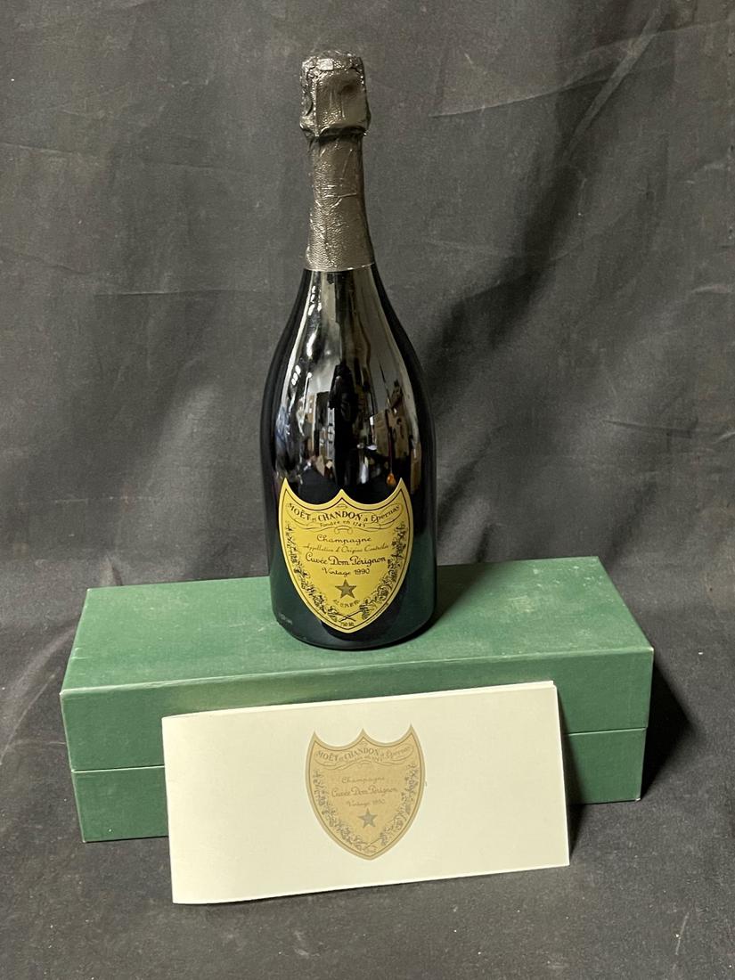 Cuvee Dom Perignon Brut, Vintage 1990 Champagne, France (1 of 4)
