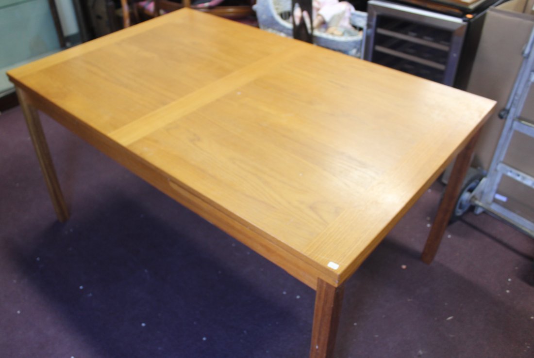 Mid-Century Danish Teak Wood Harvest Table (1 of 4)