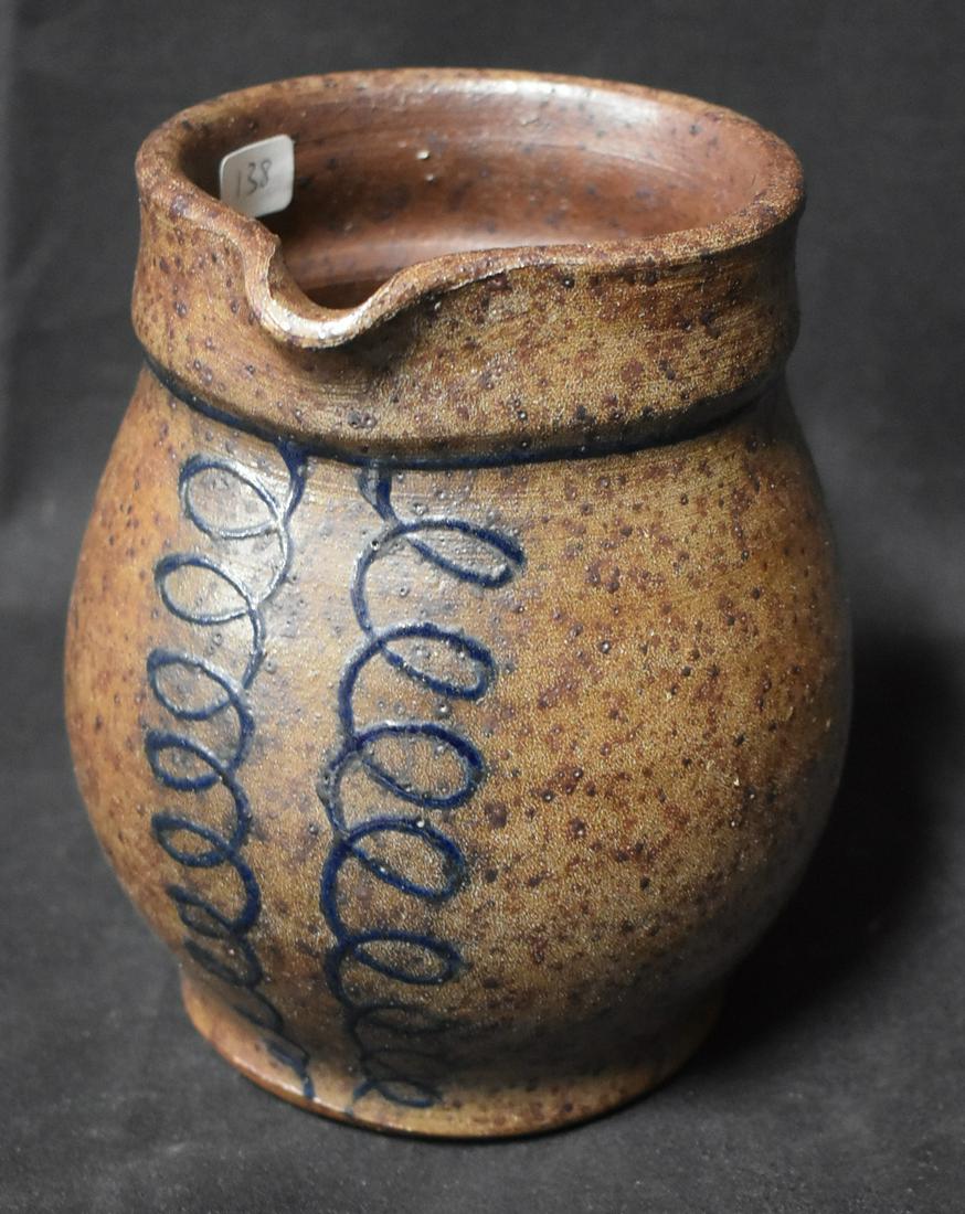 Antique Stoneware Batter Pitcher (1 of 4)