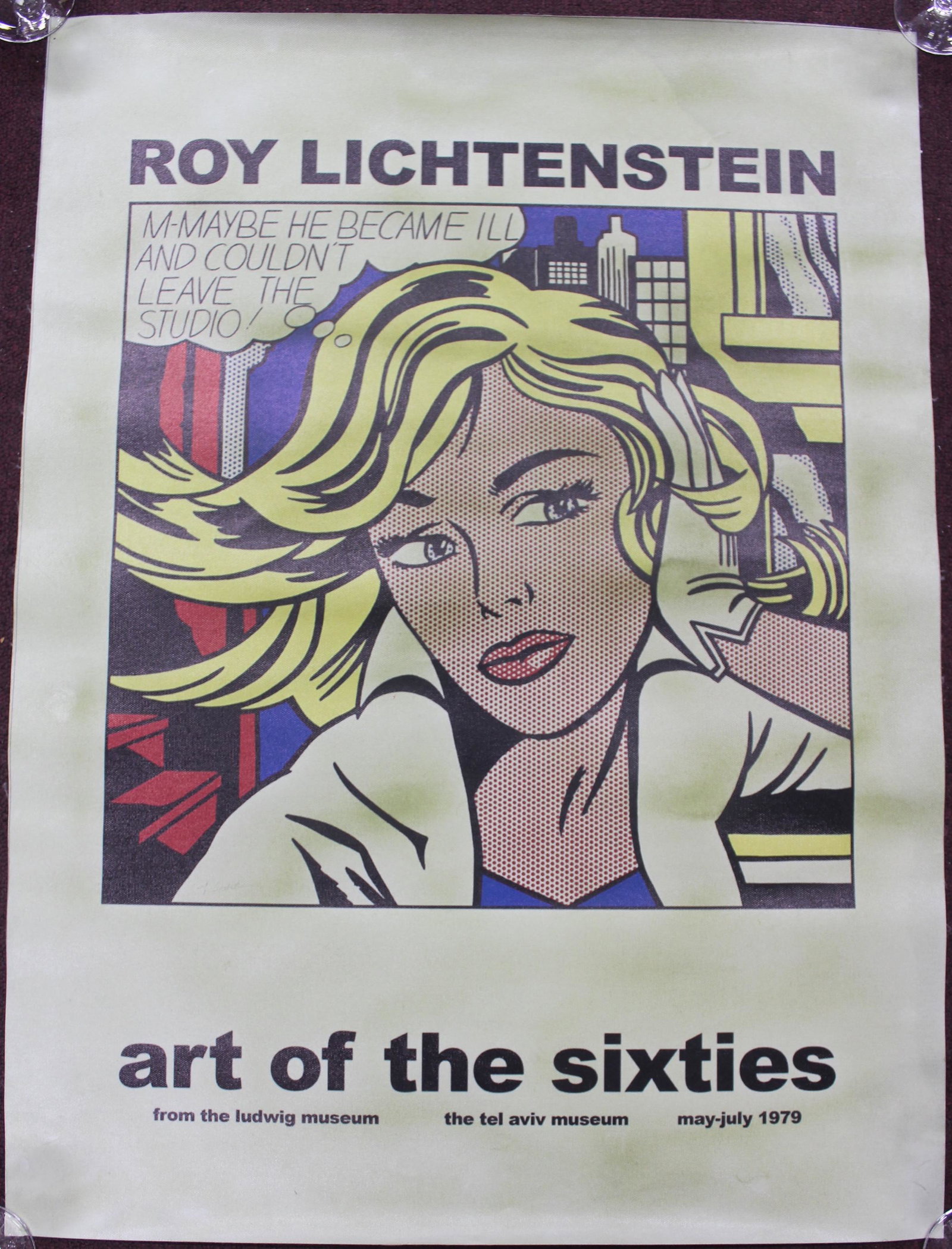 Roy Lichtenstein Exhibition Poster (1 of 4)