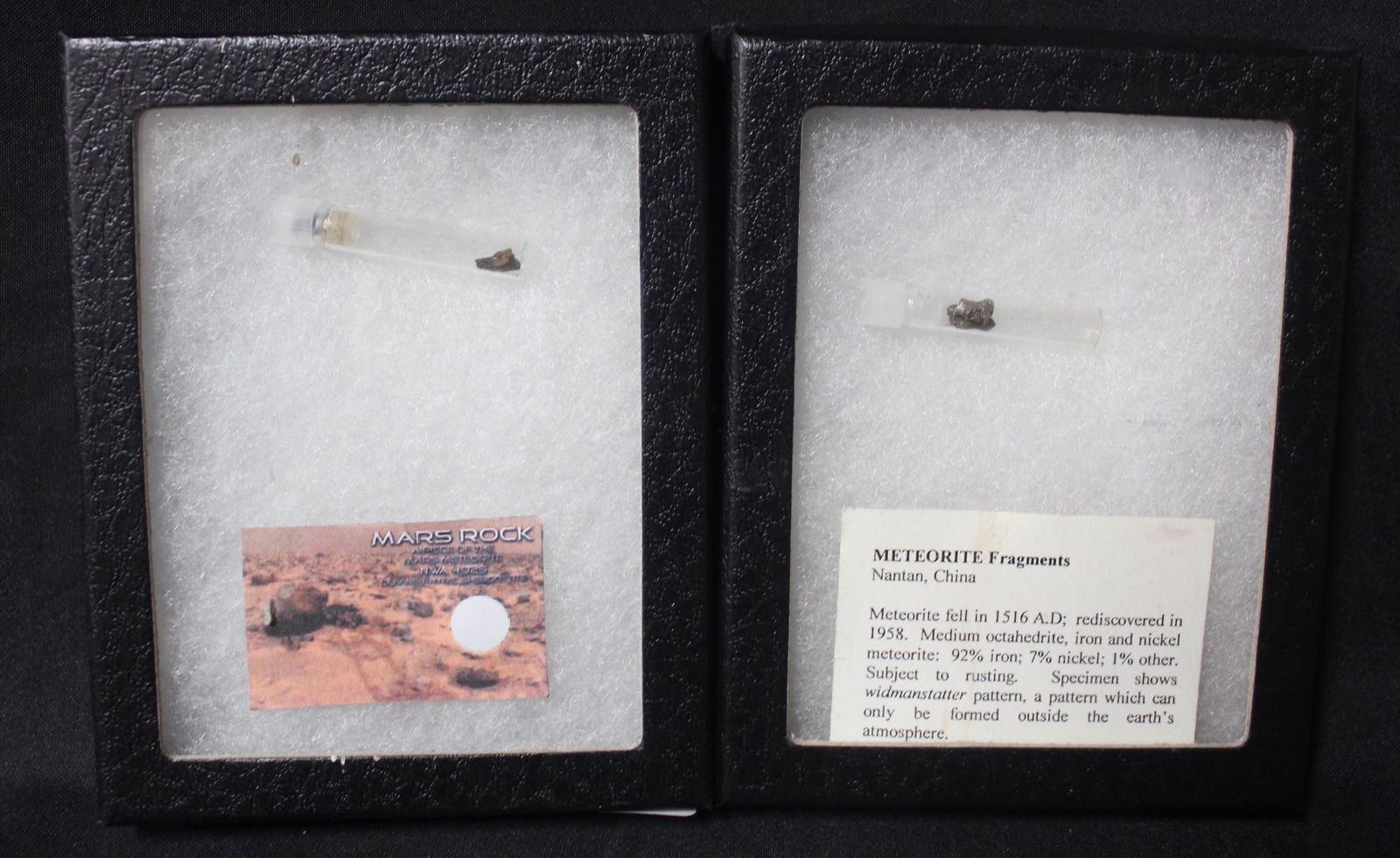 Mars Rock and Meteor Fragments (1 of 2)