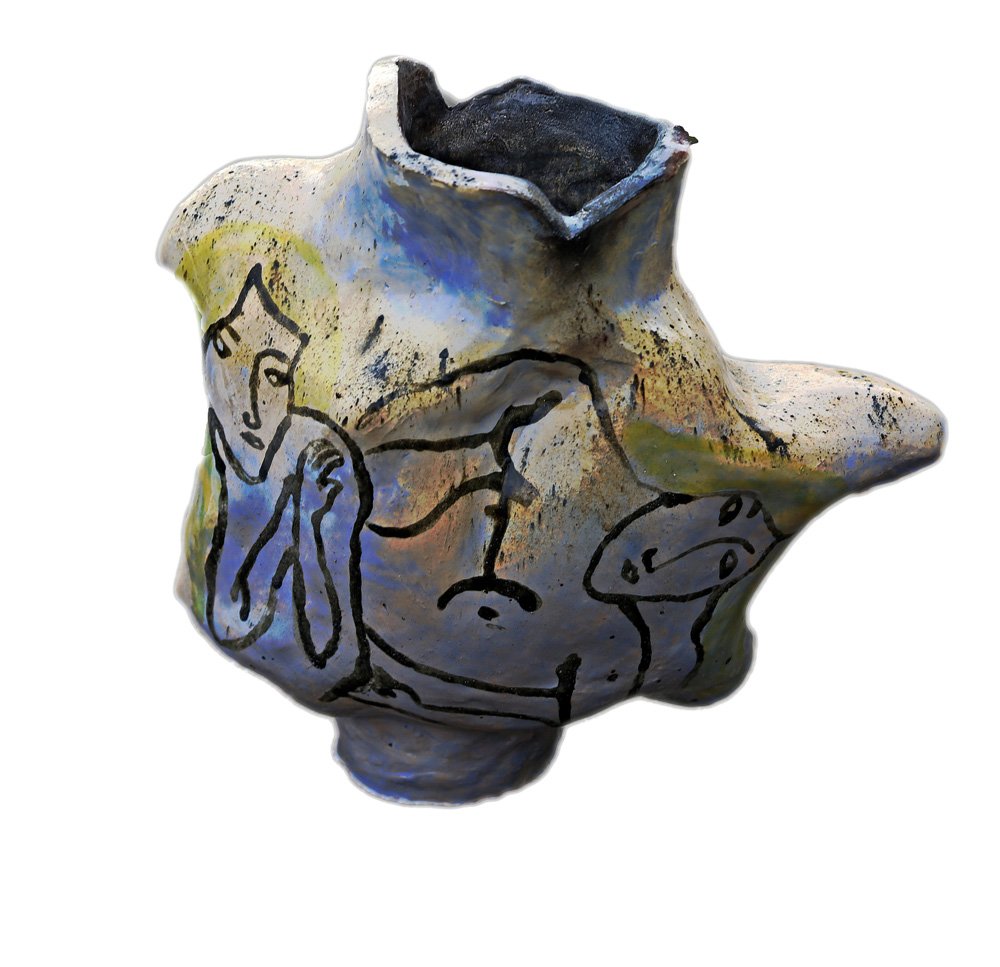 Rudy Autio Vase. Glazed Earthenware (1 of 4)