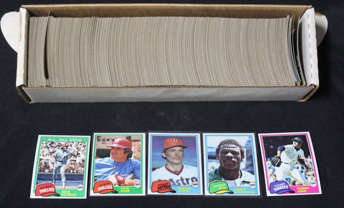 1981 Topps Baseball Complete Set  1-726 (1 of 1)