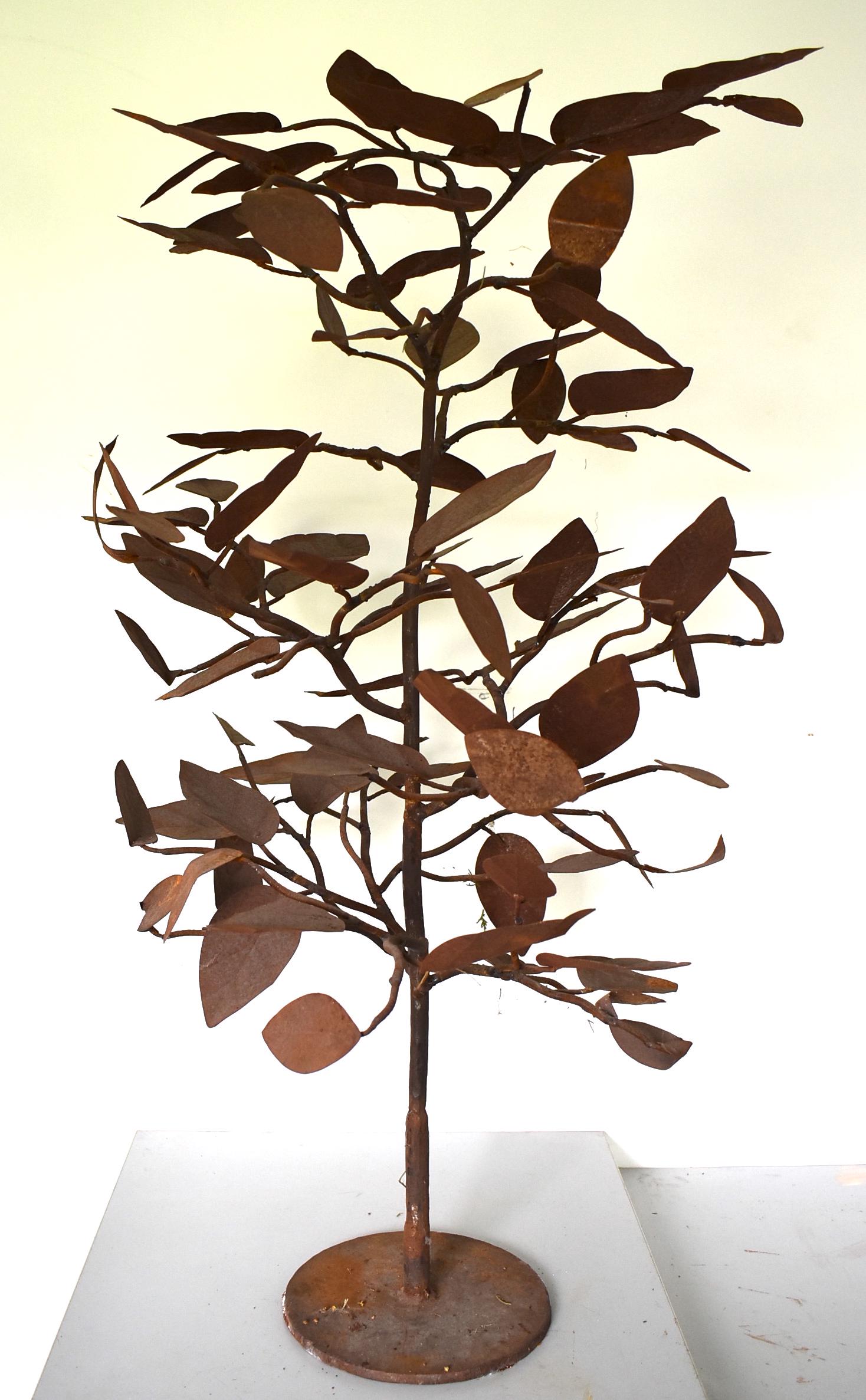 Brazilian Arts and Crafts Wrought Iron Tree (1 of 4)