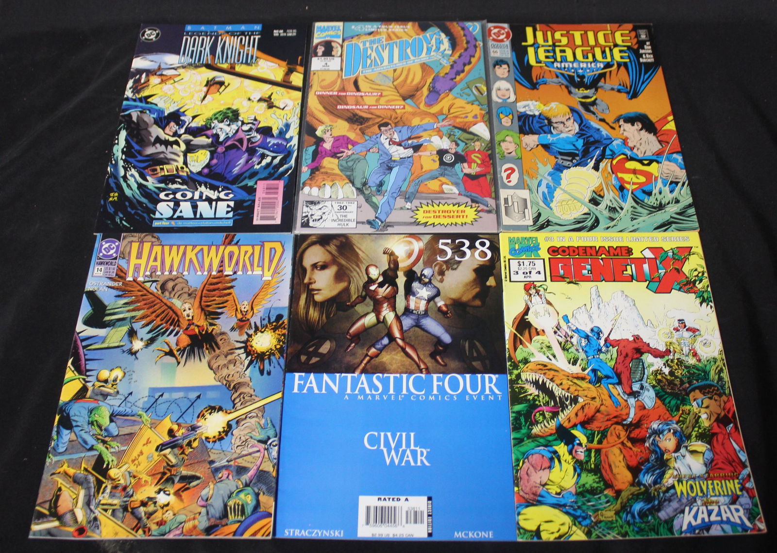 Lot of D.C. & Marvel Comics (6) (1 of 3)