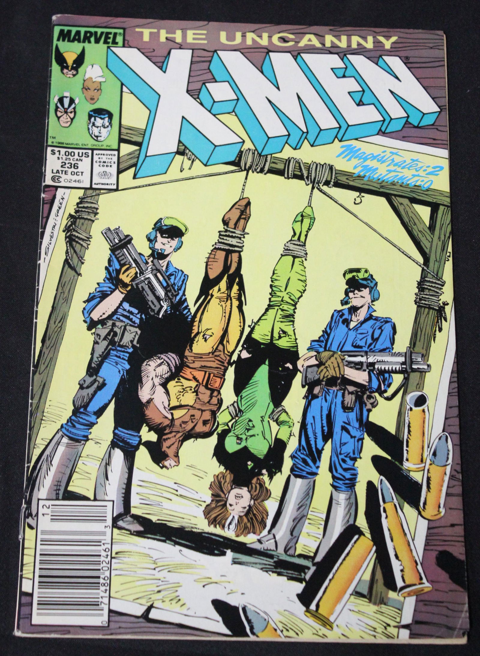 The Uncanny X-Men Comic Book. 1988.: Marvel